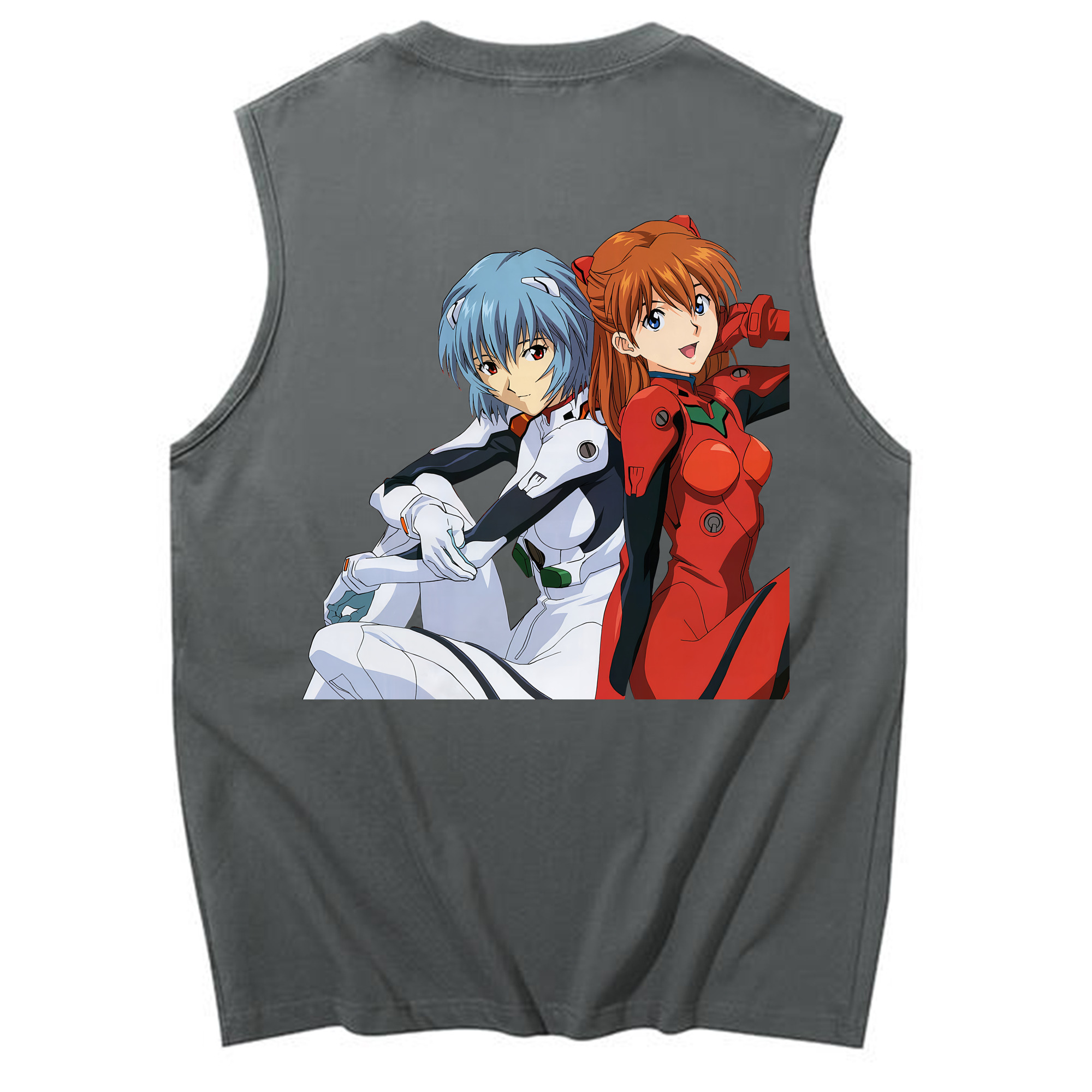 （画像用） EVA 新世紀エヴァンゲリオン コットン100％タンクトップ（背面プリント）